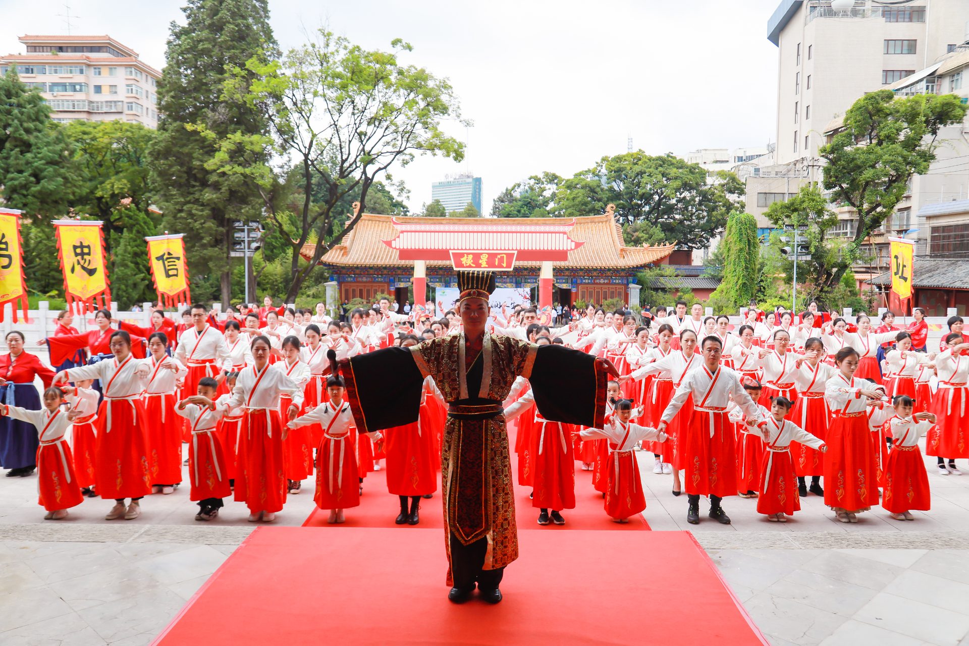 幼儿园国学开笔礼全案策划执行-现场照1