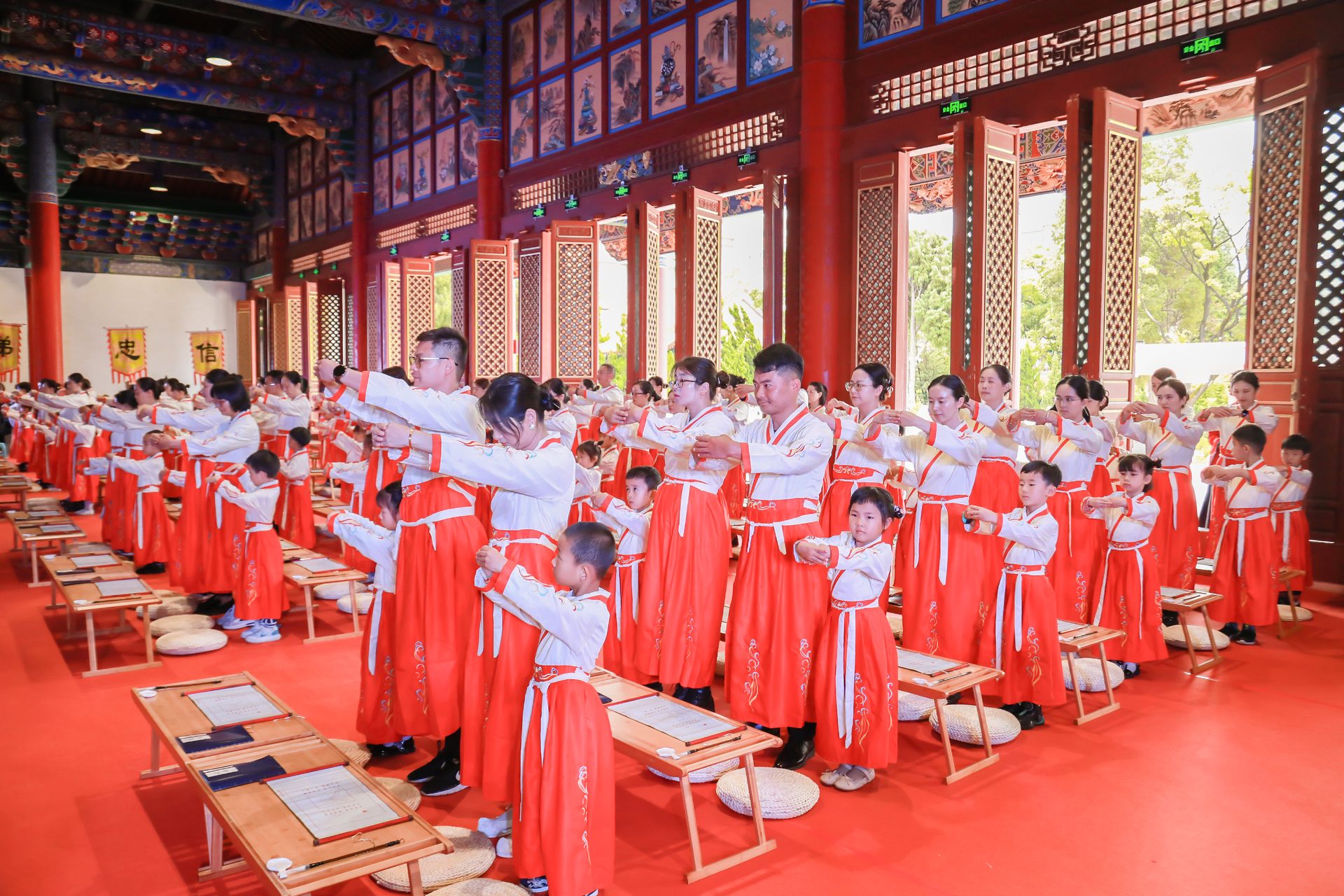 幼儿园国学开笔礼全案策划执行-现场照7